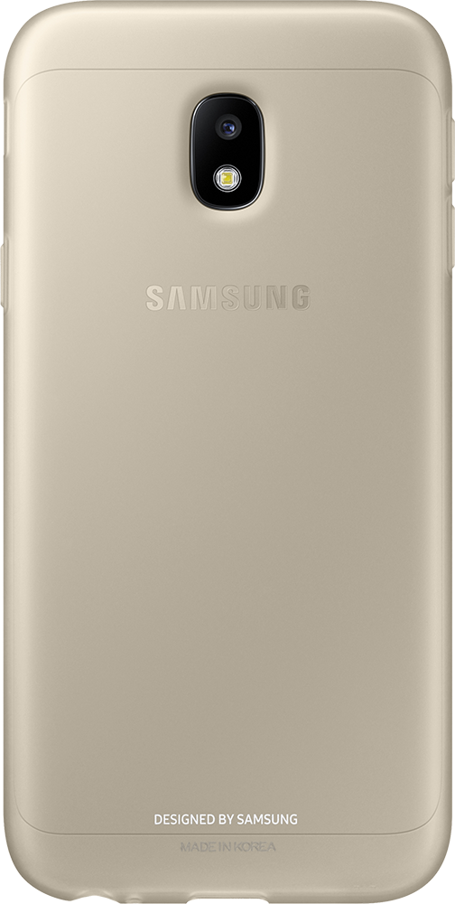 Coque semi-rigide Samsung EF-AJ330TF dorée translucide pour Galaxy J3 J330 2017