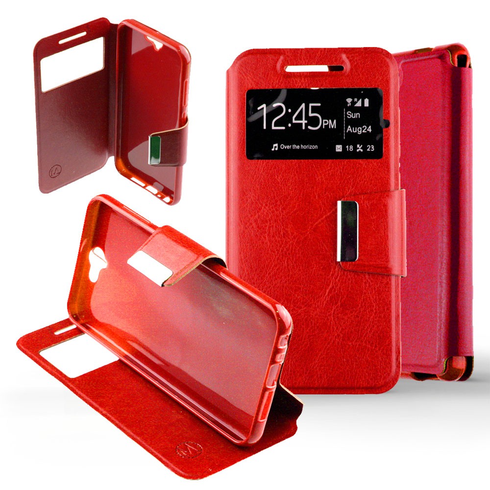 Etui Folio Rouge compatible HTC One A9