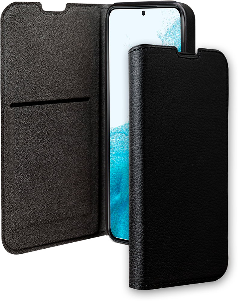 Folio Wallet Samsung G S23 5G Noir - 65% Plastique recyclé Certifié GRS Bigben