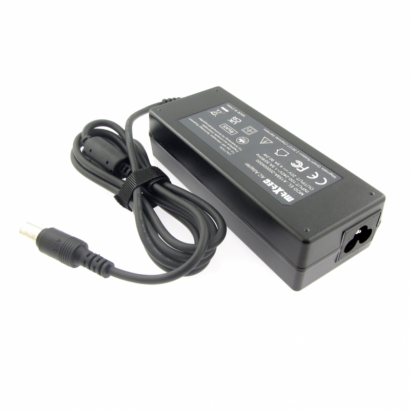Charger (power supply), 20V, 4.5A for LENOVO ThinkPad T61 (6468), connector 7.4 x 5.5 mm round