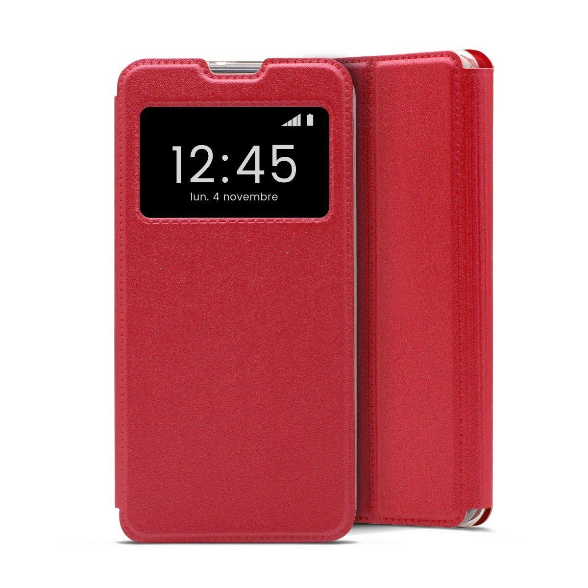 Etui Folio Rouge compatible Xiaomi Redmi Note 10 5G