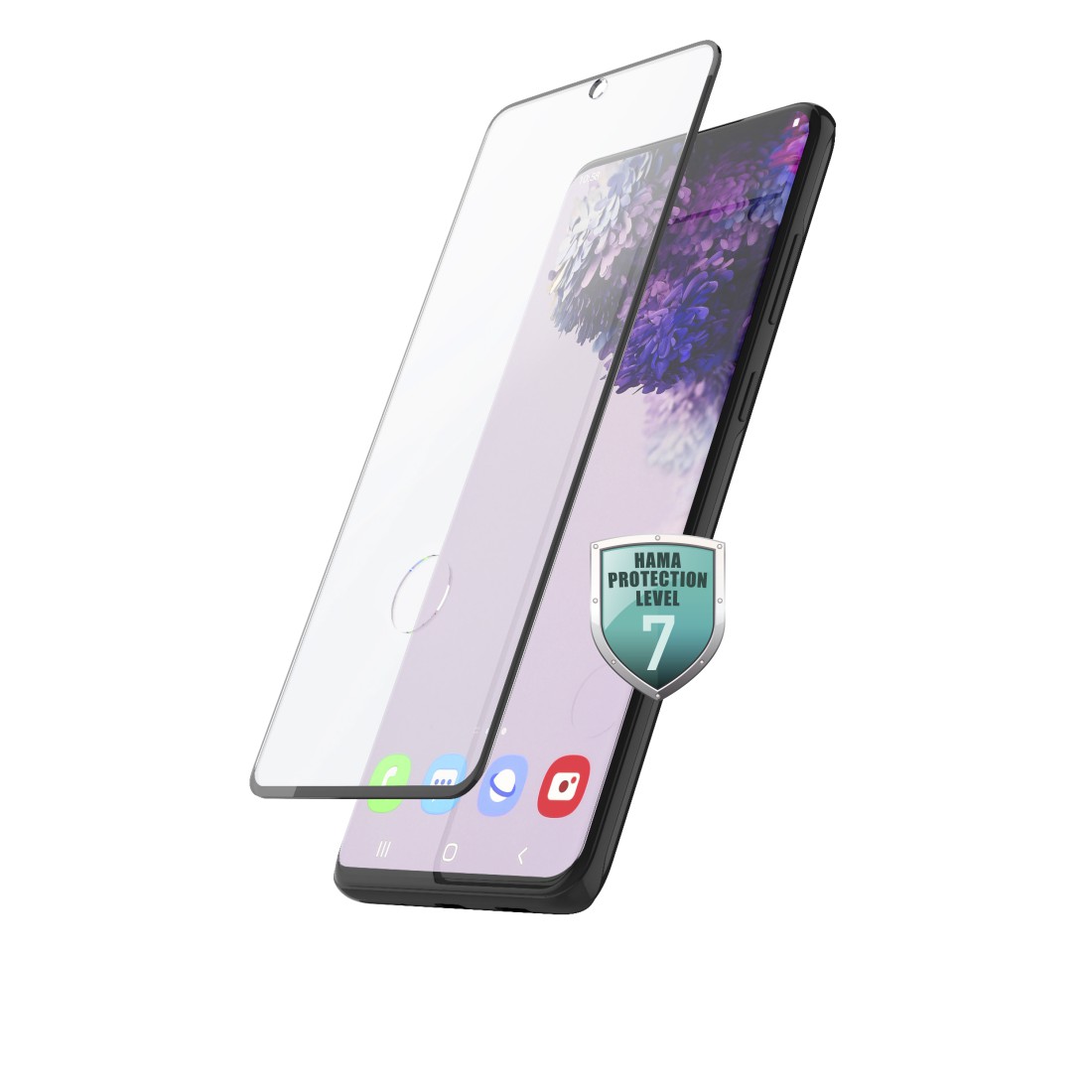 Verre de protection Full-Screen pour Samsung Galaxy S20 (5G), noir