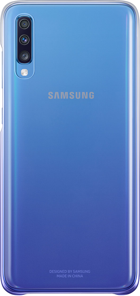 Coque rigide violette et transparente Evolution Samsung pour Galaxy A70 A705
